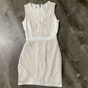 Bebe white dress